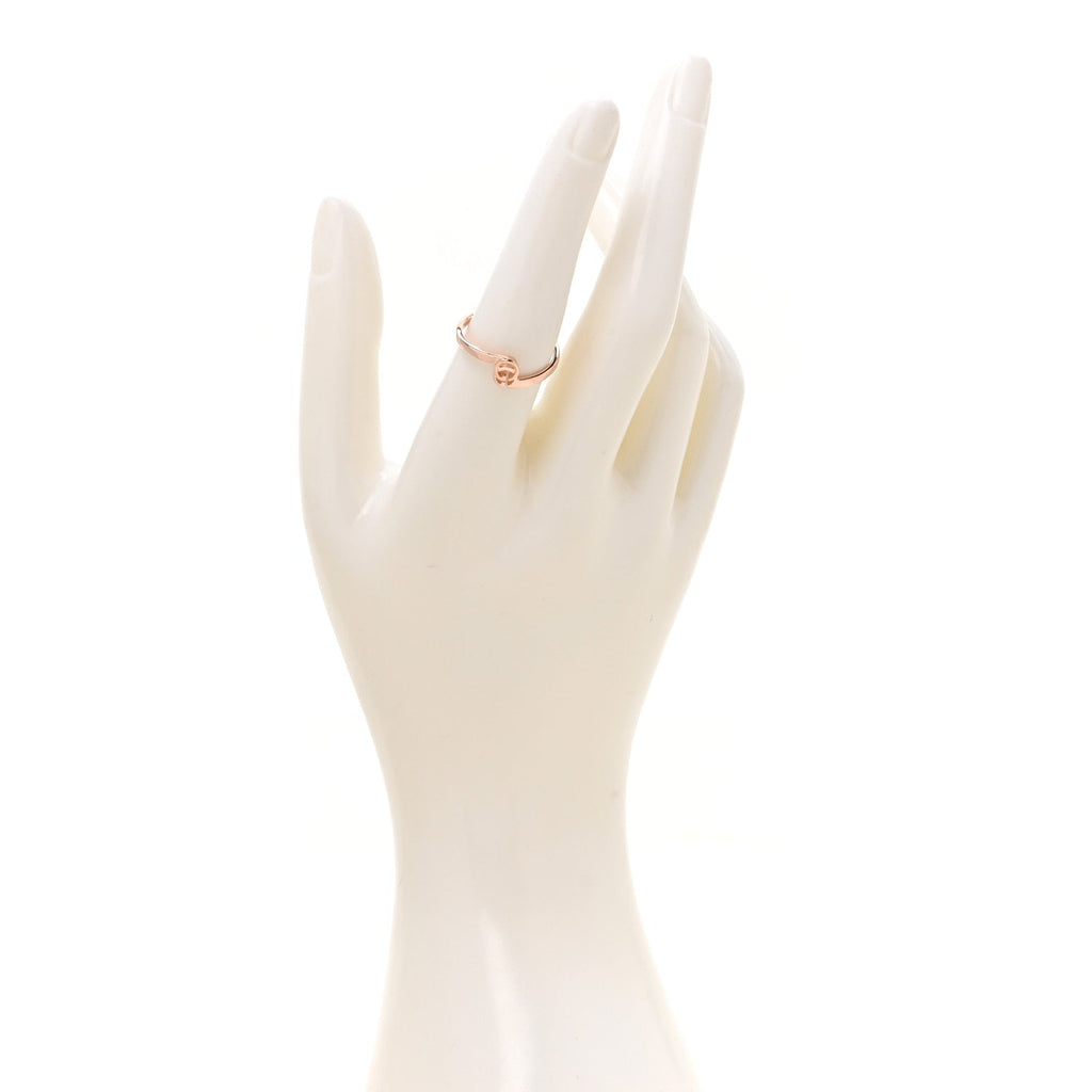 18K Rose Gold GG Running Ring 56 7.5