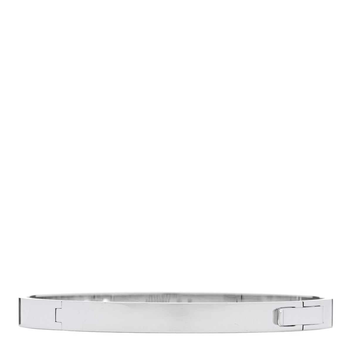 18K White Gold Diamond PM H D'Ancre Bracelet ST