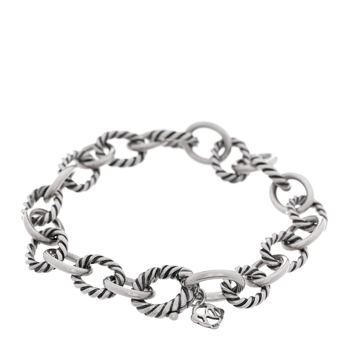 Sterling Silver 5.5mm DY Madison Link Chain Bracelet