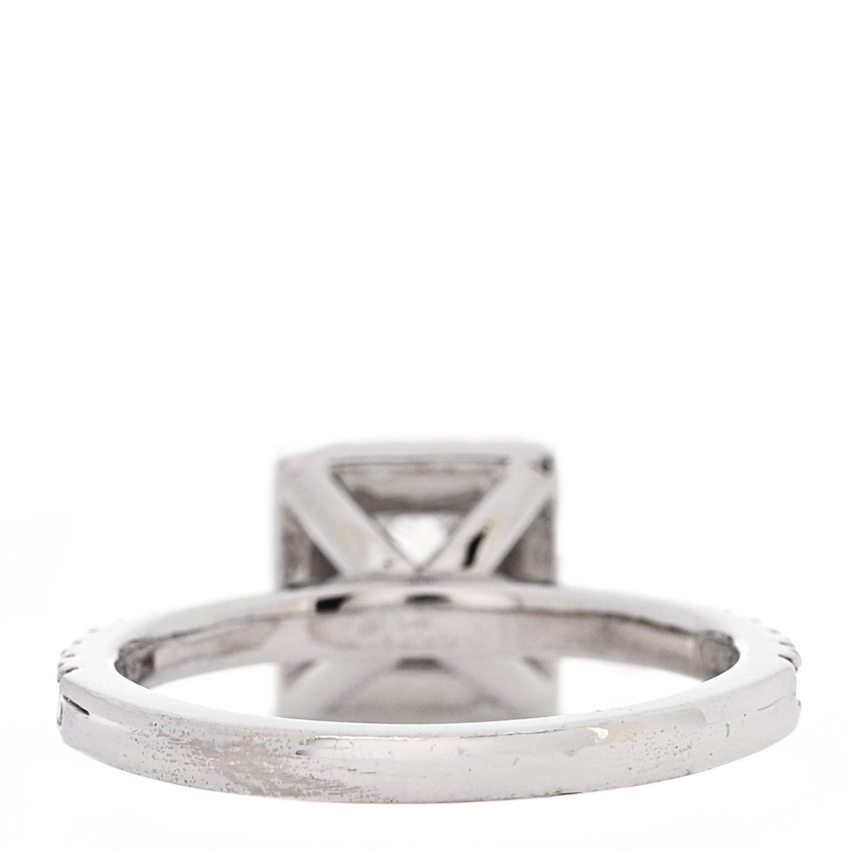 18K White Gold Diamond .96ctw Princess Cut Engagement Ring  52 6