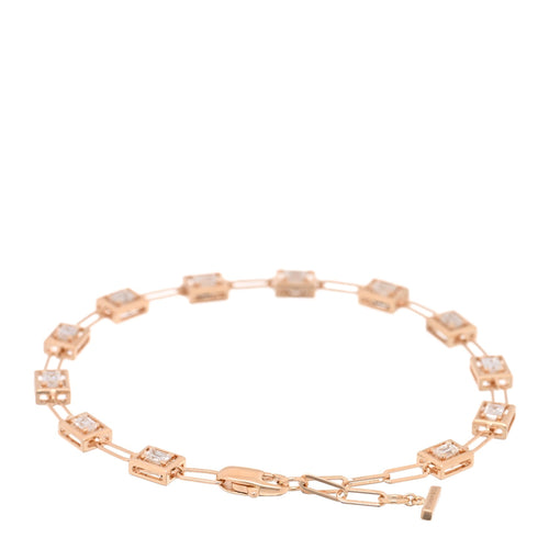 18K Rose Gold Diamond Jewel Box Bracelet