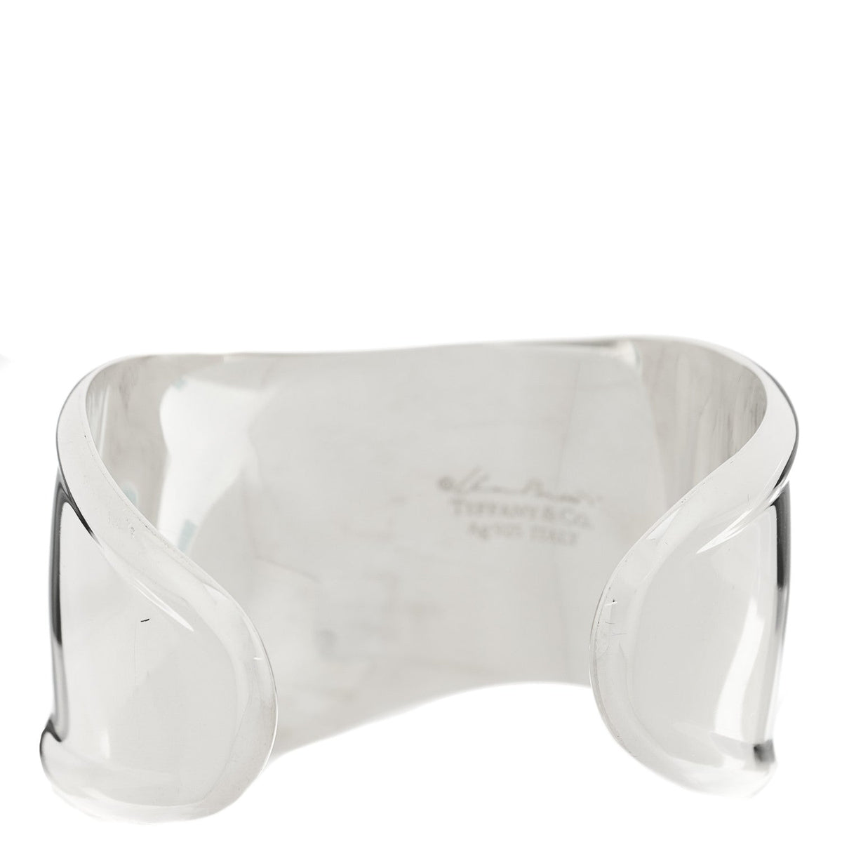 Sterling Silver Elsa Peretti Small Left Wrist Bone Cuff Bracelet