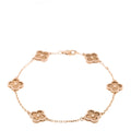 18K Rose Gold 6 Motifs Sweet Alhambra Bracelet
