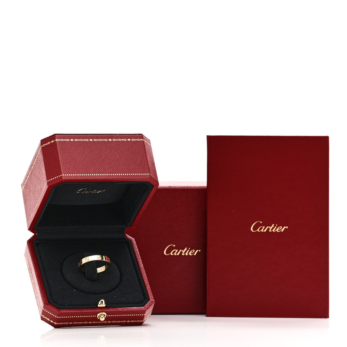 18K Yellow Gold 3.5mm LOVE Wedding Band Ring 59 8.75