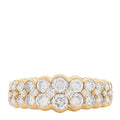 18K Yellow Gold Diamond 1.83ctw Ring  56 7.5