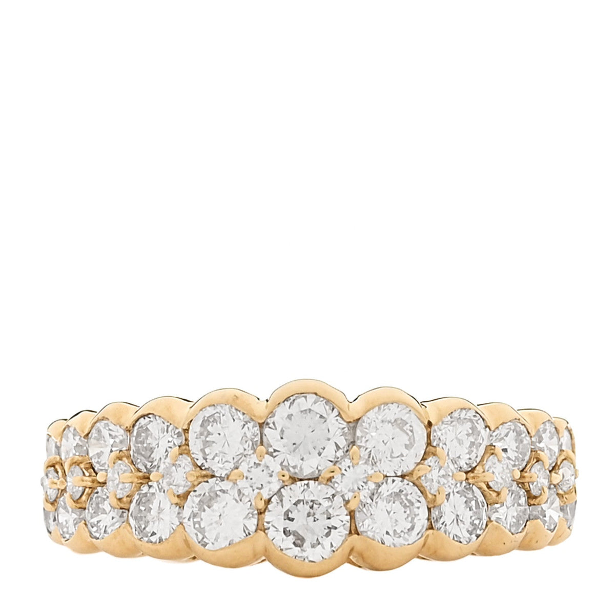 18K Yellow Gold Diamond 1.83ctw Ring  56 7.5