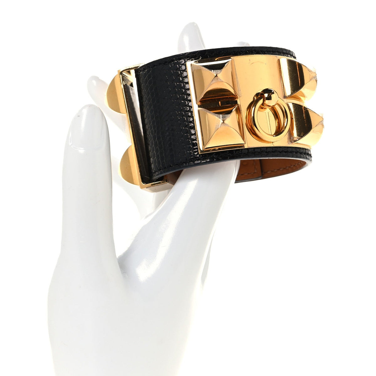 Lizard Collier de Chien CDC Bracelet T1 Black