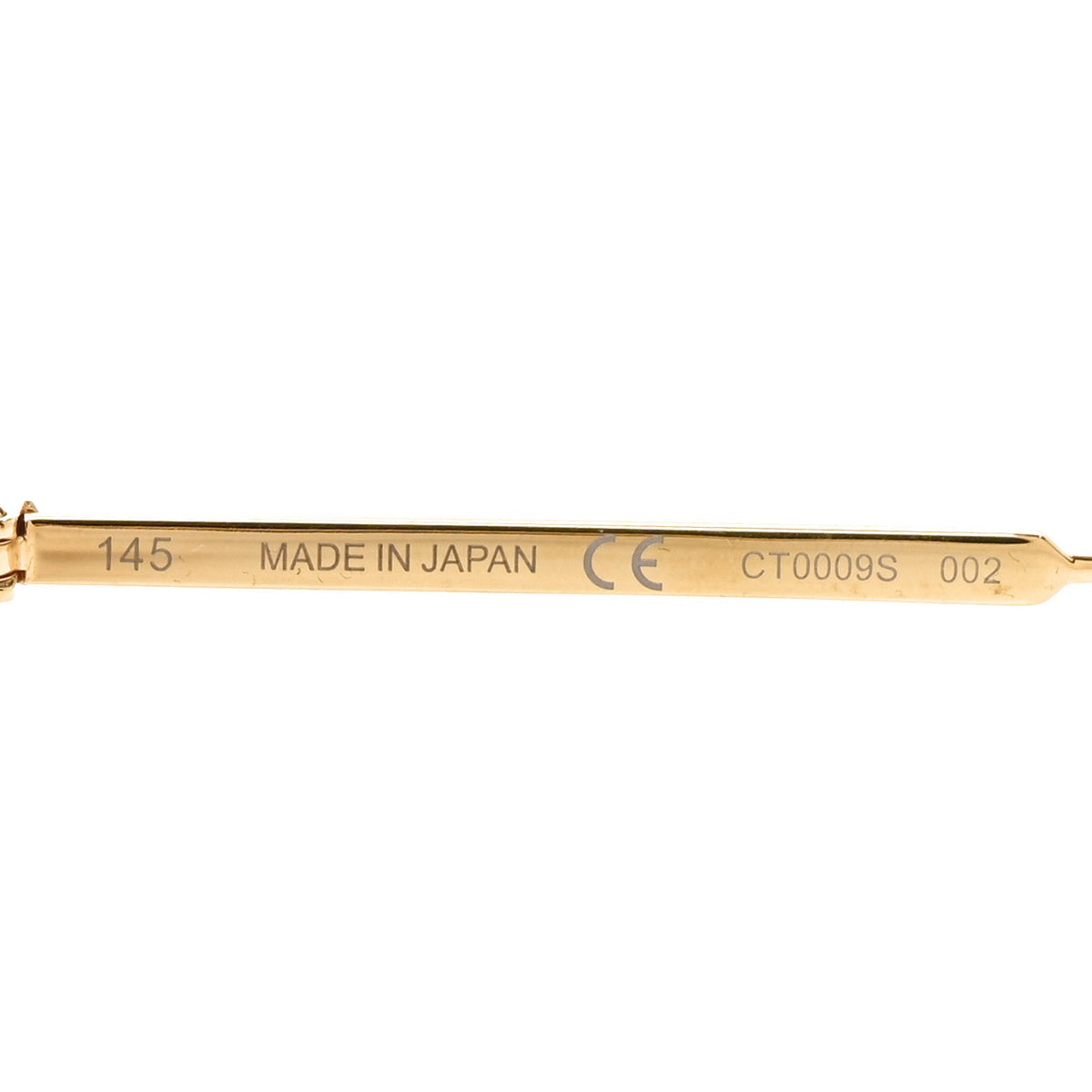 Metal Signature De Cartier Sunglasses CT0009S  Gold