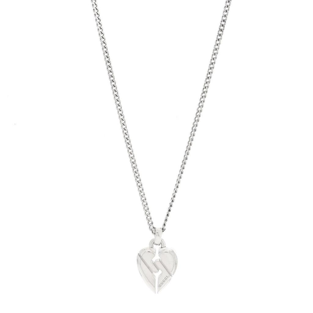Sterling Silver Knot Heart Pendant Necklace