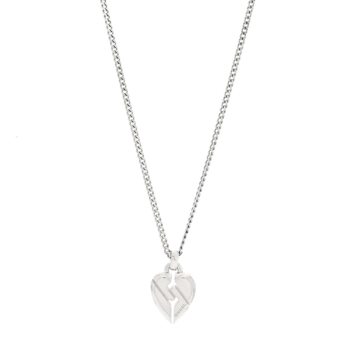 Sterling Silver Knot Heart Pendant Necklace