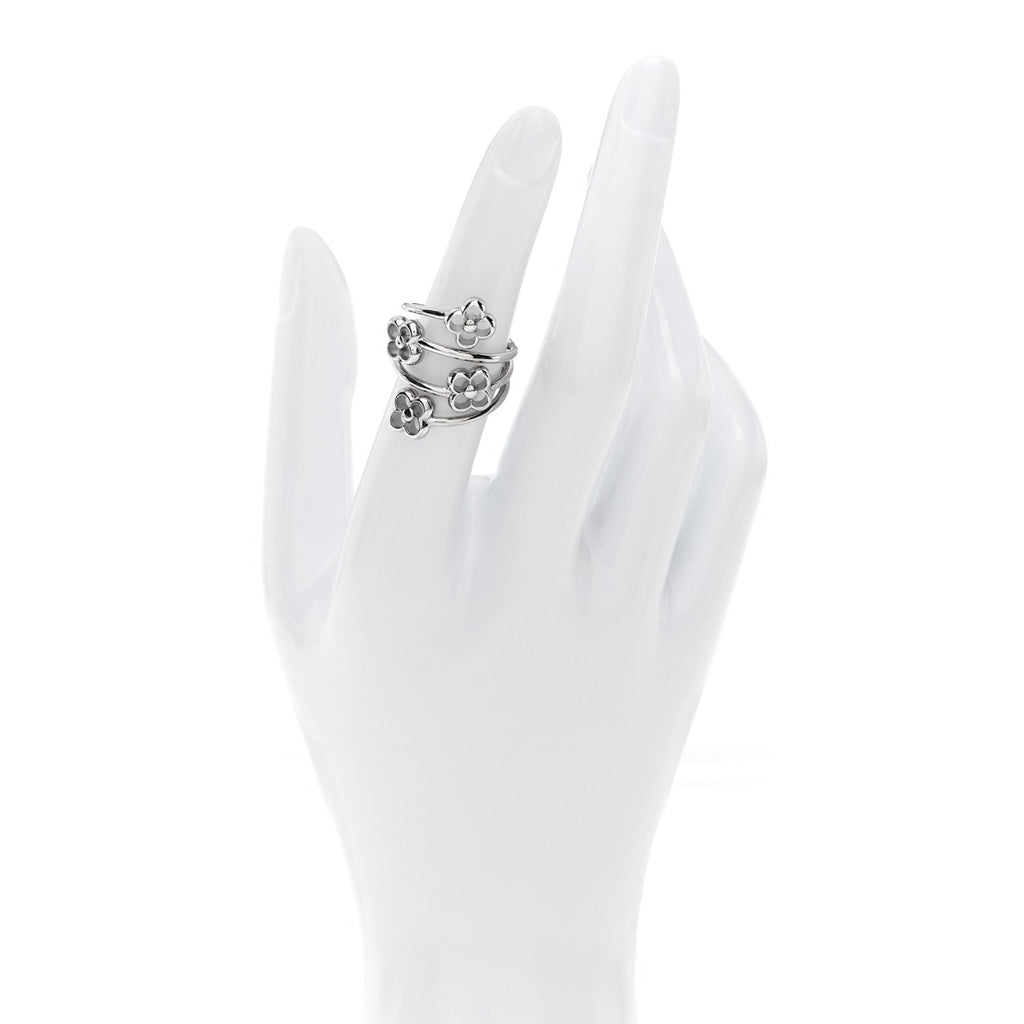 Flower Full Ring S 49 5 Silver