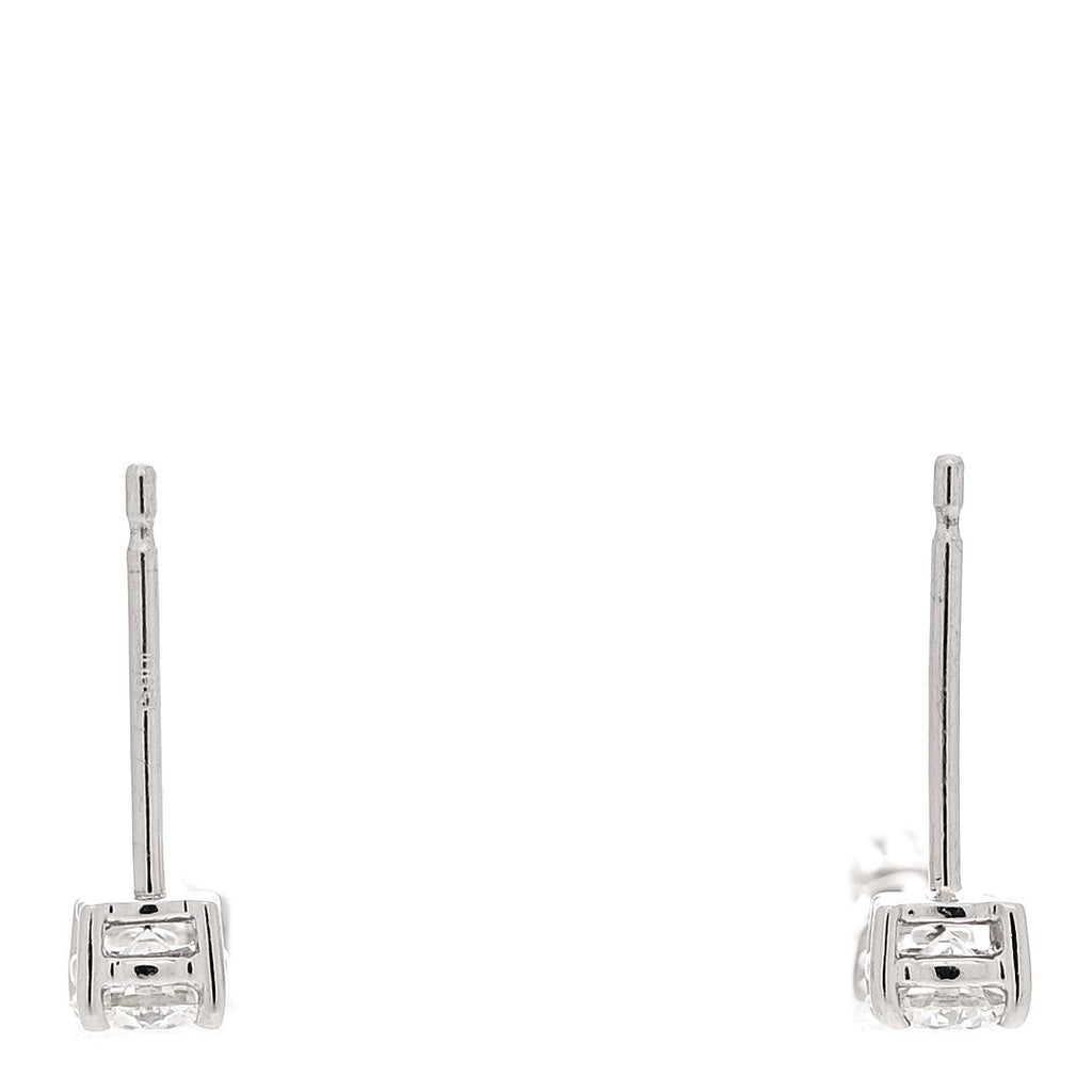 Platinum Diamond 2.71ctw Round Pear Marquise Cut Drop Earrings