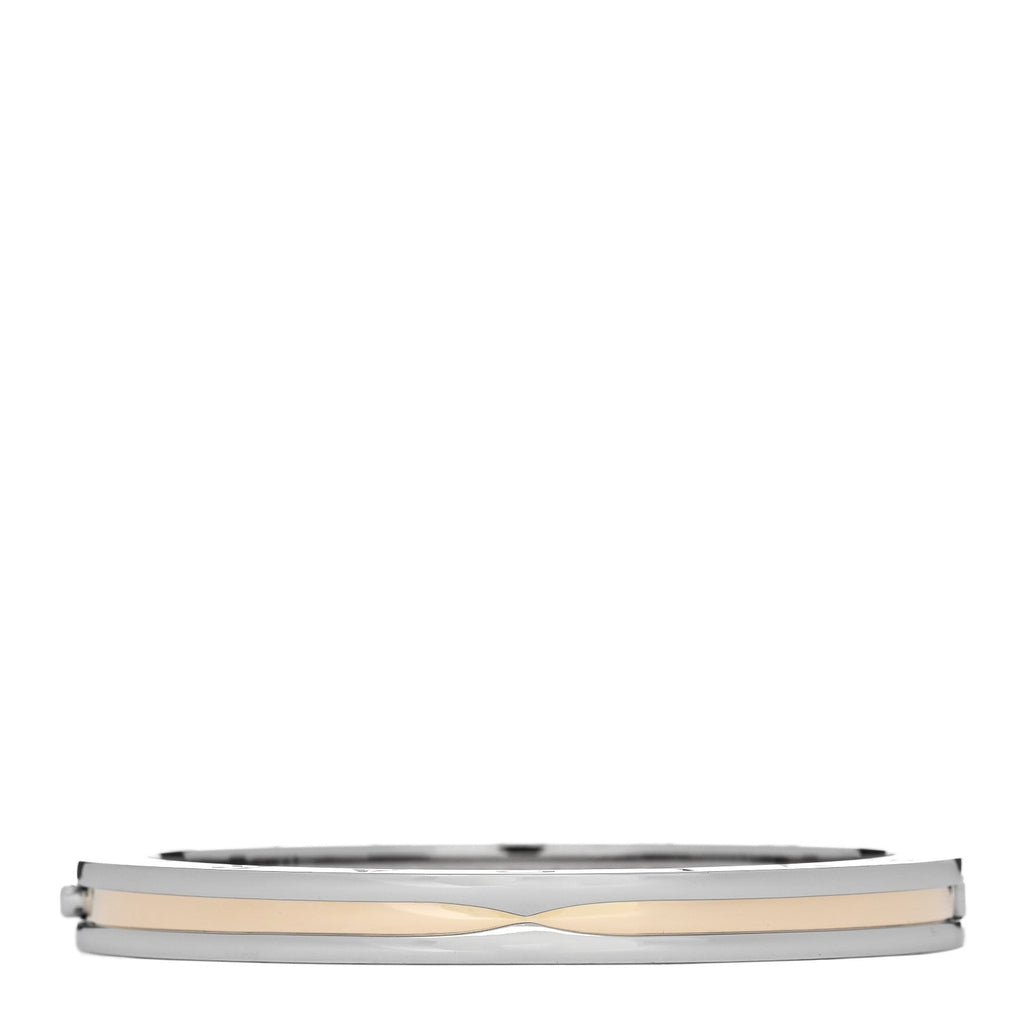 18K Yellow Gold Stainless Steel B.Zero1 Bangle Bracelet