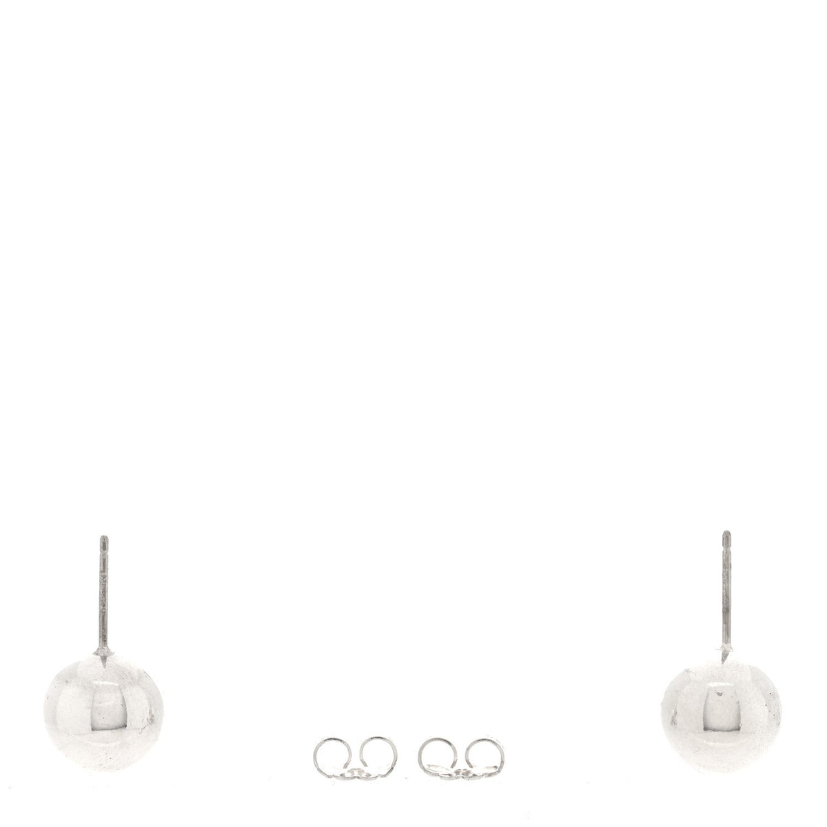 Sterling Silver 8mm Hardwear Ball Earrings