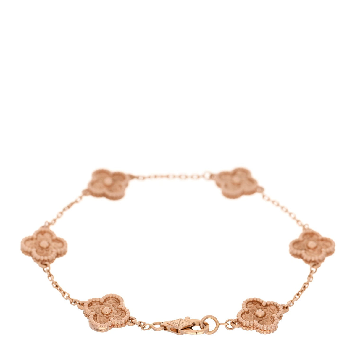 18K Rose Gold 6 Motifs Sweet Alhambra Bracelet