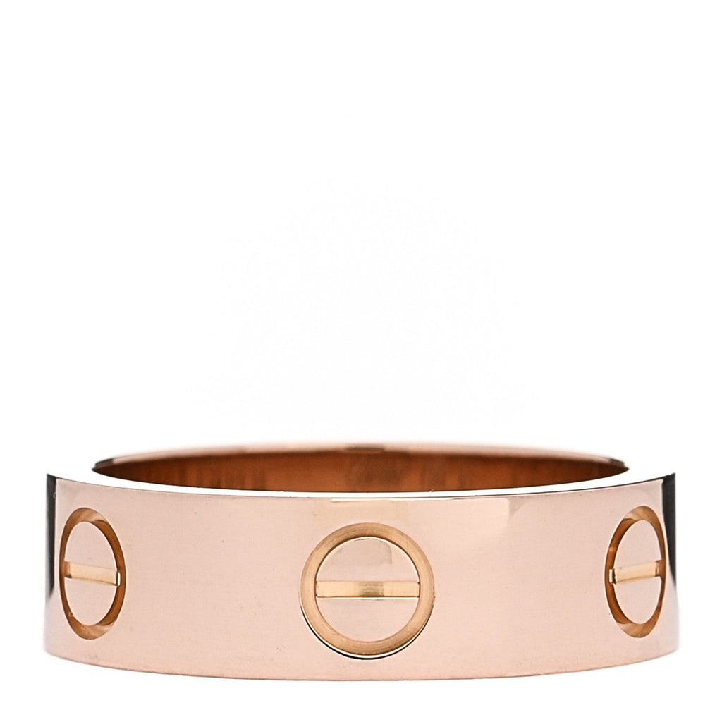 18K Pink Gold 5.5mm LOVE Ring 51 5.75