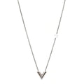 Metal Essential V Supple Necklace Silver