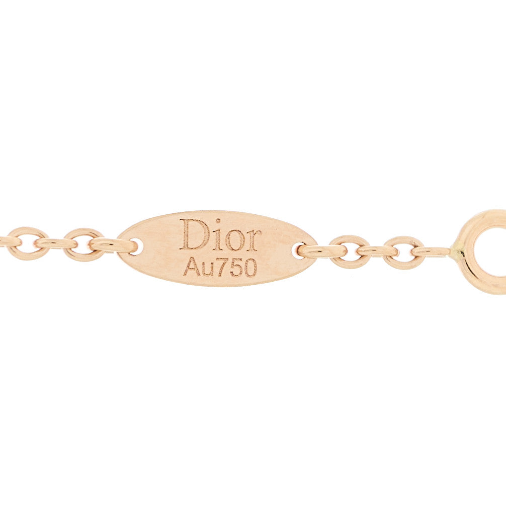 18K Rose Gold Diamond Small Rose Couture Necklace