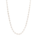 Sterling Silver Freshwater Cultured Pearl 6.5-7mm Strand Necklace