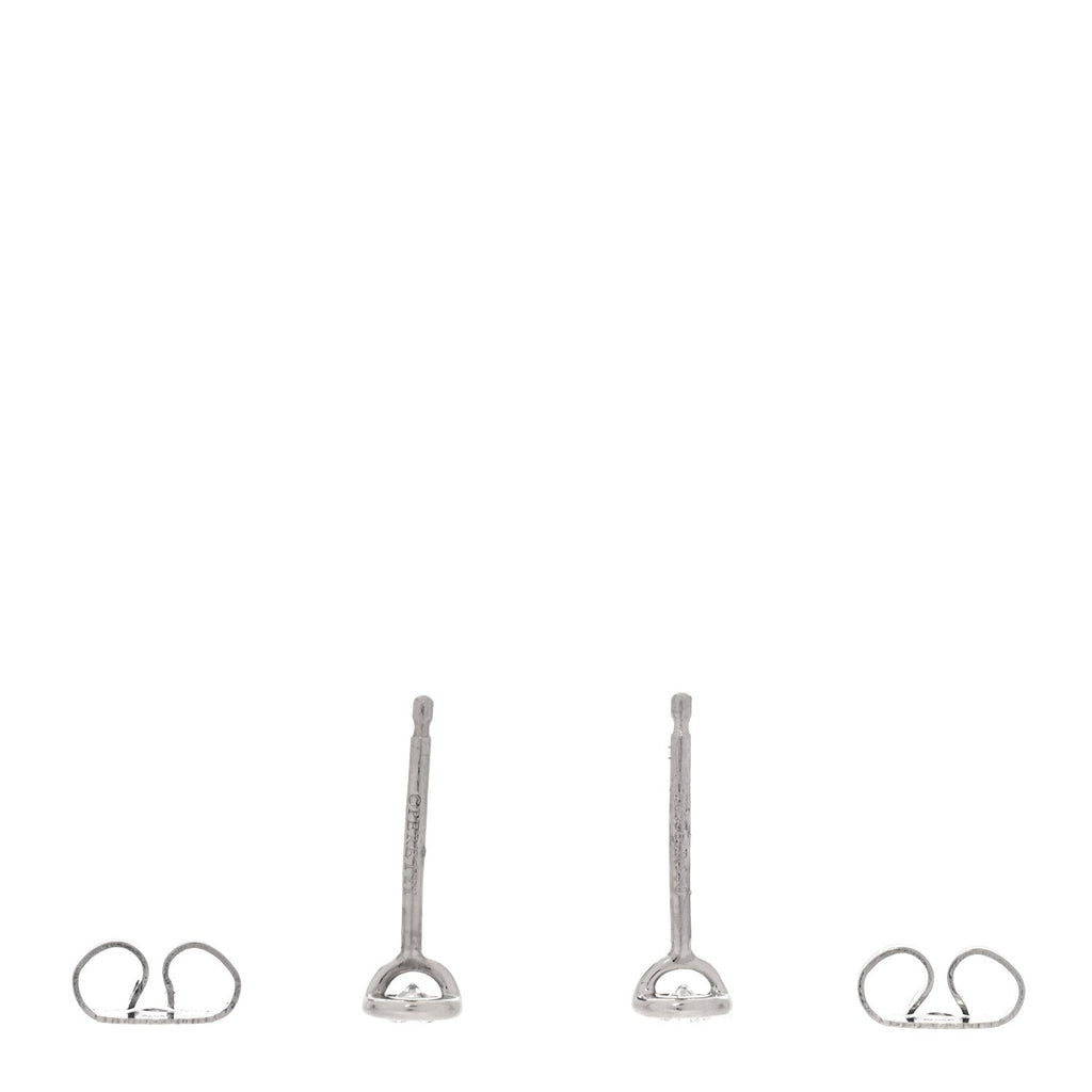 Platinum Diamond .14ctw Elsa Peretti Diamonds By The Yard Earrings