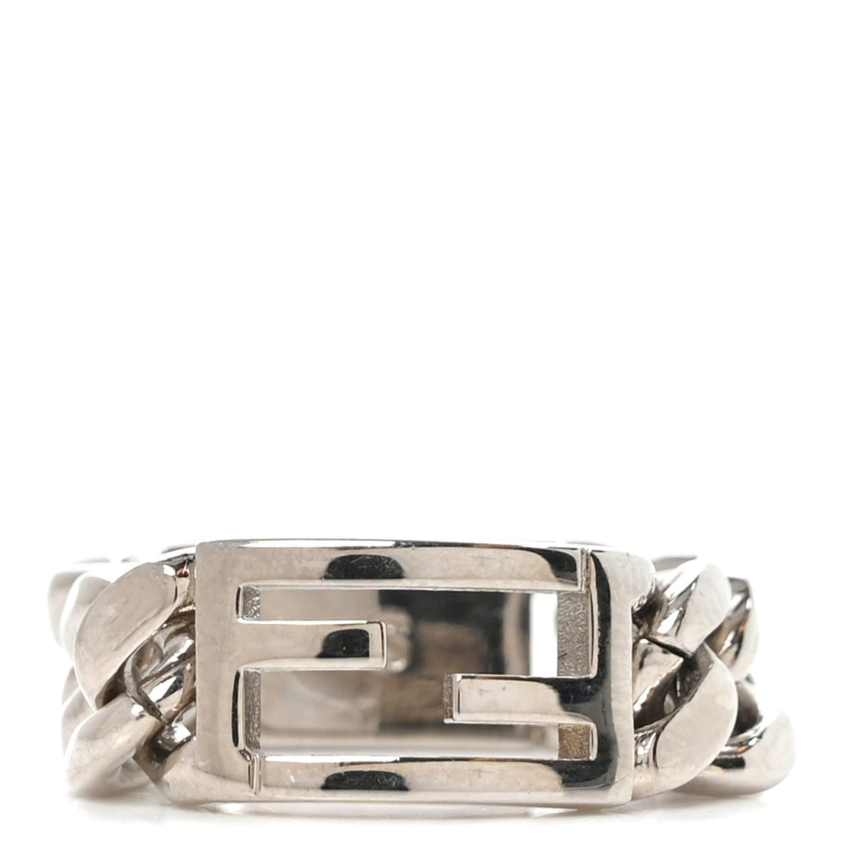 Metal FF Chain Ring S Silver