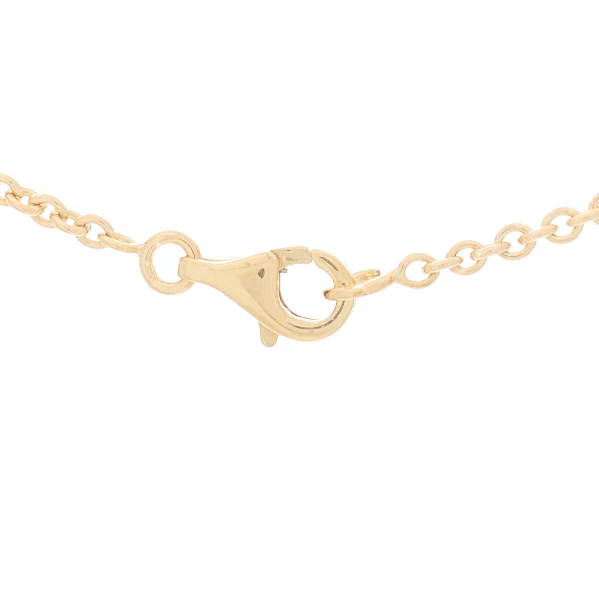 18K Yellow Gold Interlocking LOVE Necklace