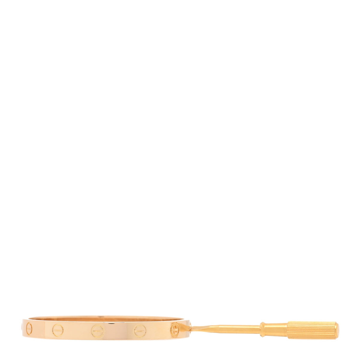 18K Yellow Gold Diamond Small Juste Un Clou Bracelet 17
