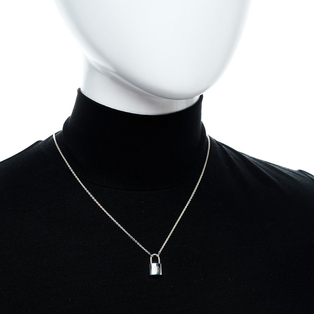 Sterling Silver Lockit Necklace