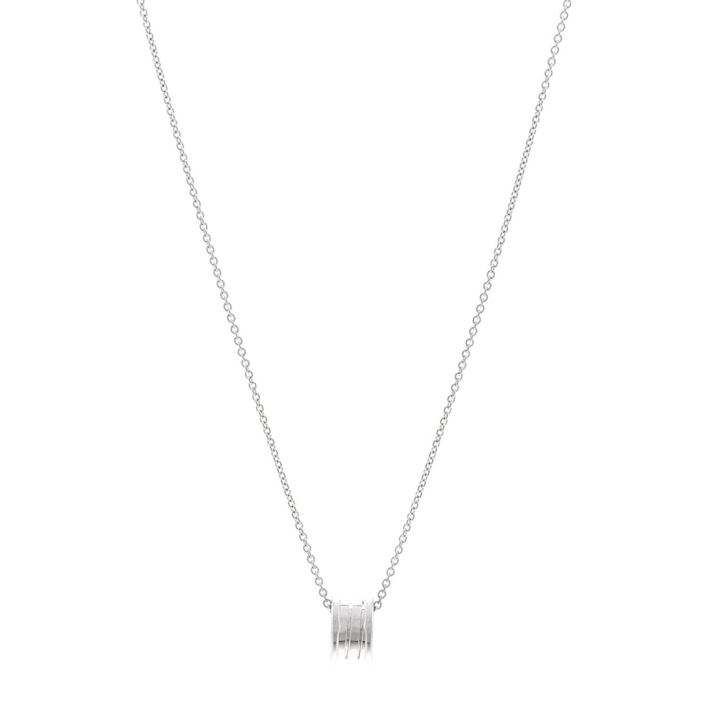 18K White Gold B.Zero1 Pendant Necklace