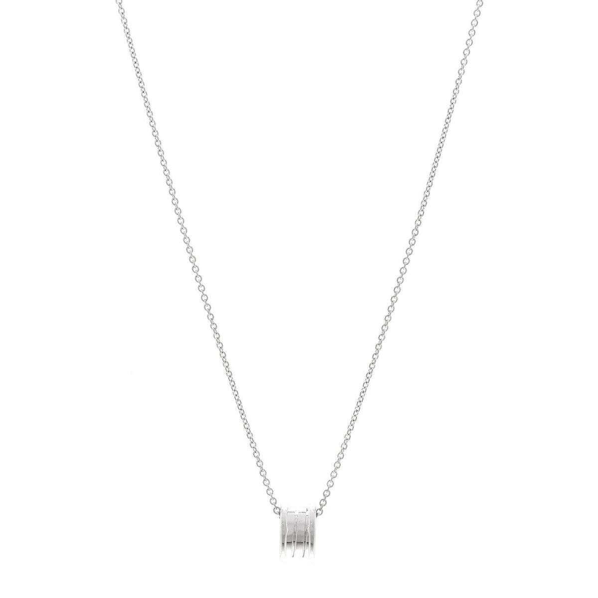 18K White Gold B.Zero1 Pendant Necklace