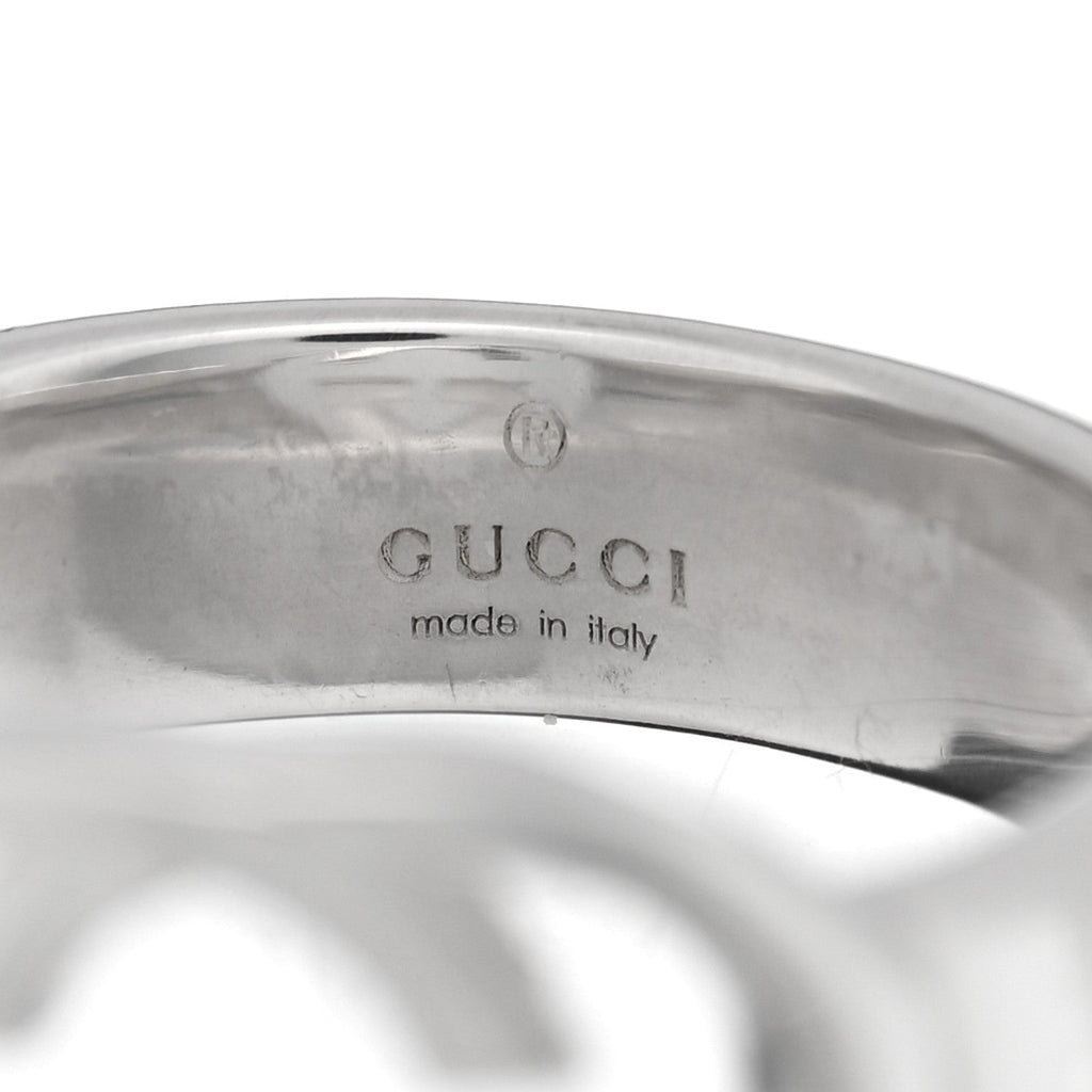 Sterling Silver Interlocking G Ring 54 6.75