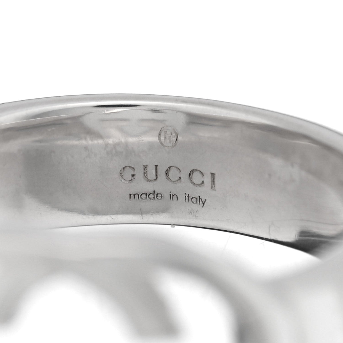 Sterling Silver Interlocking G Ring 54 6.75