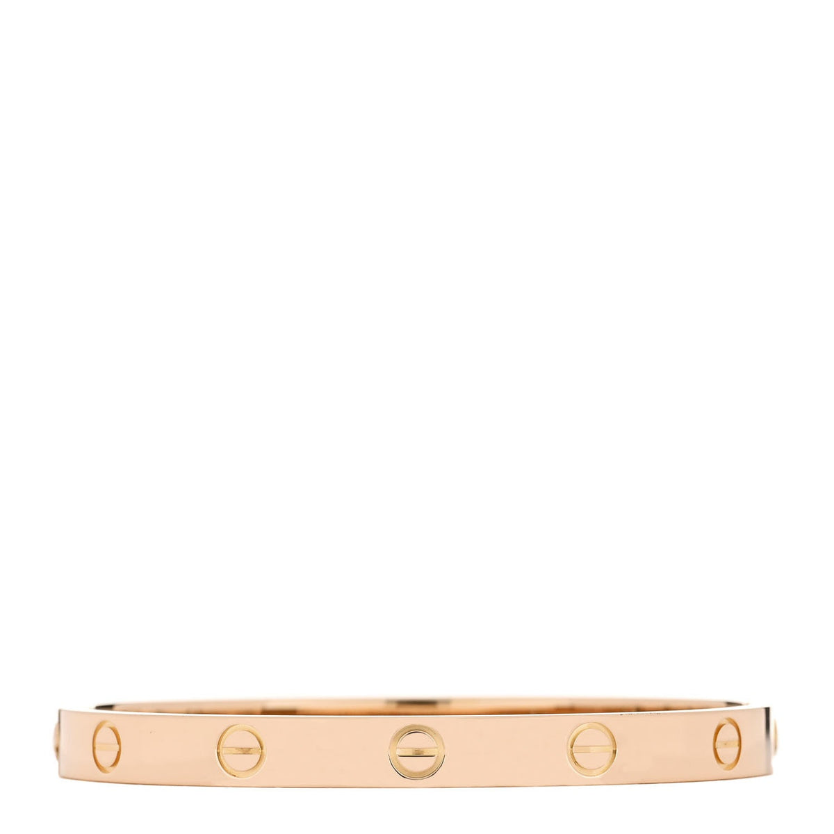 18K Pink Gold LOVE Bracelet 17