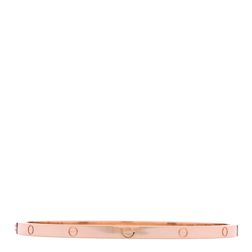 18K Pink Gold Small LOVE Bracelet 19