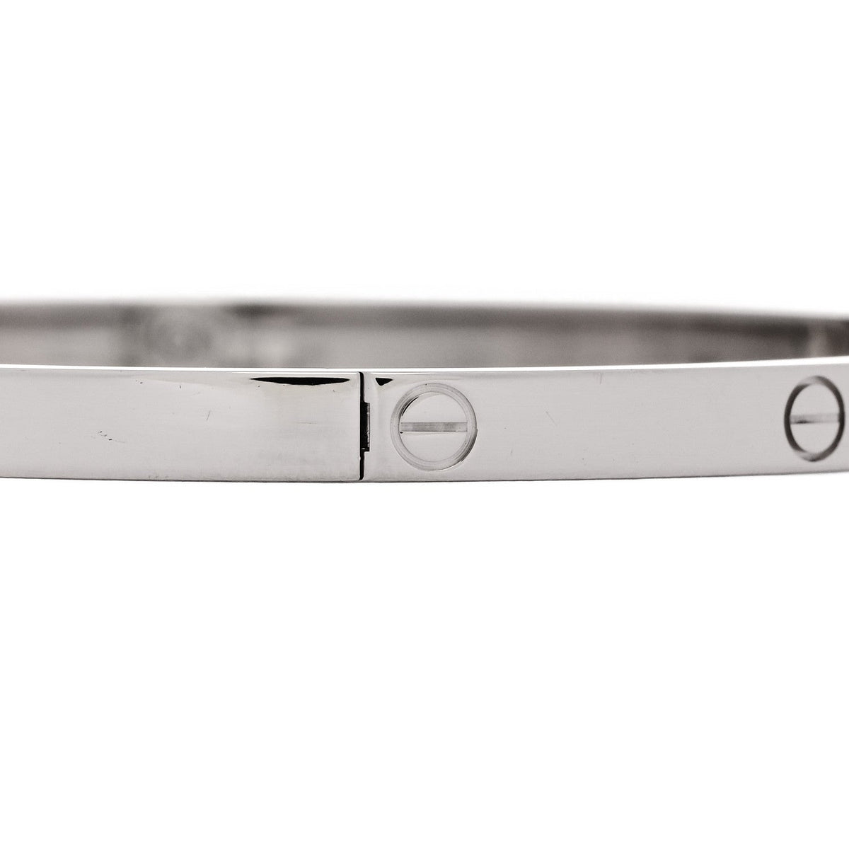 18K White Gold Small LOVE Bracelet 18