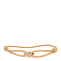 18K Pink Yellow White Gold Trinity Adjustable Cord Bracelet Gold