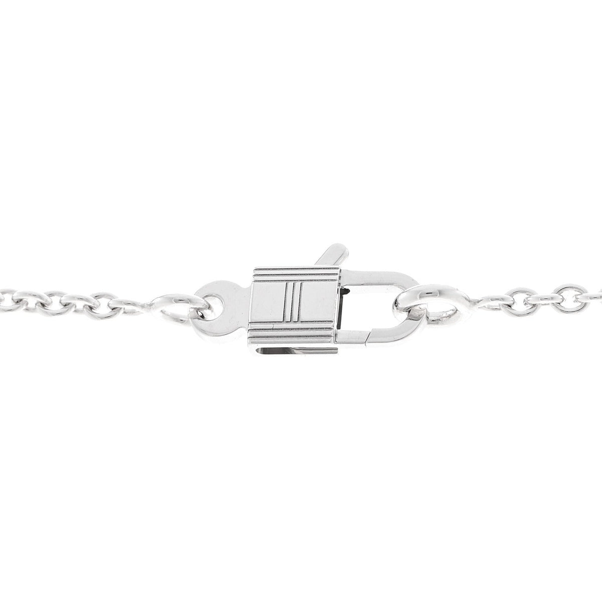 18K White Gold Diamond Birkin Amulettes Pendant Necklace