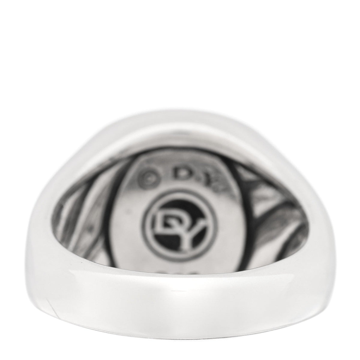 Sterling Silver Black Onyx Signet Ring 57 8