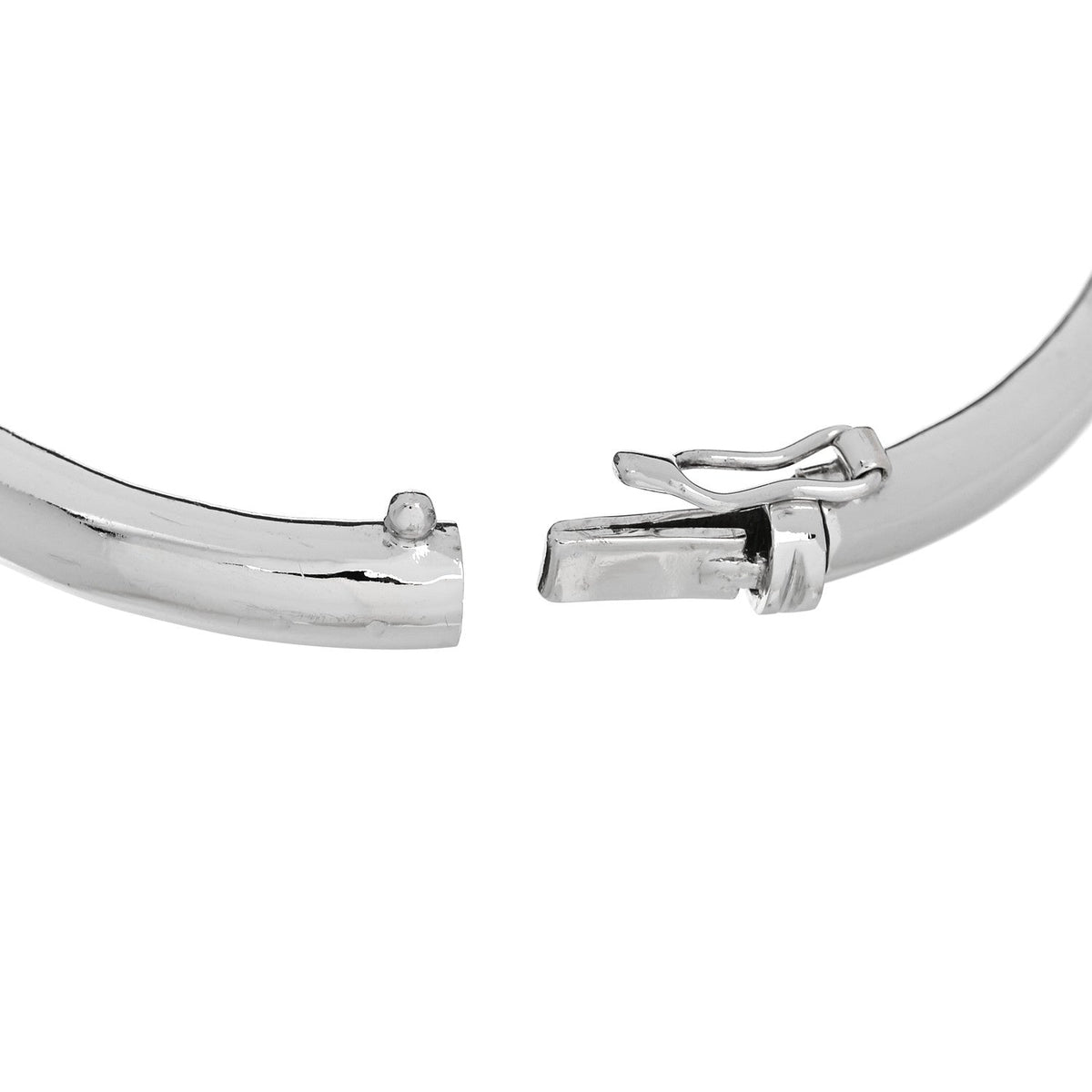 14K White Gold Diamond Black Cultured Pearl .64ct Bypass Bracelet