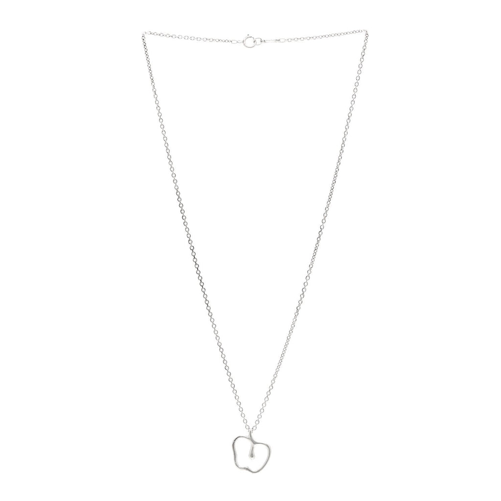 Sterling Silver Elsa Peretti Apple Pendant Necklace