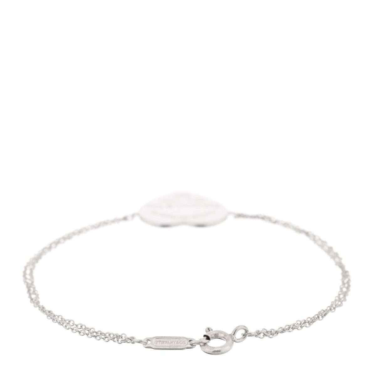 Sterling Silver Return To Tiffany Heart Tag Chain Bracelet