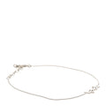 Brass Monogram Charm Bracelet L Silver