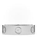 18K White Gold 5.5mm LOVE Ring 52 6