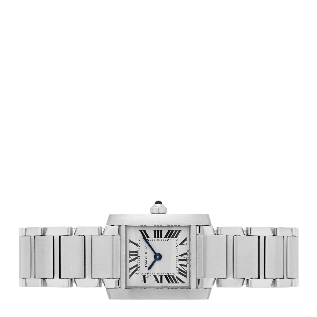 Stainless Steel 20mm Tank Francaise Quartz Watch