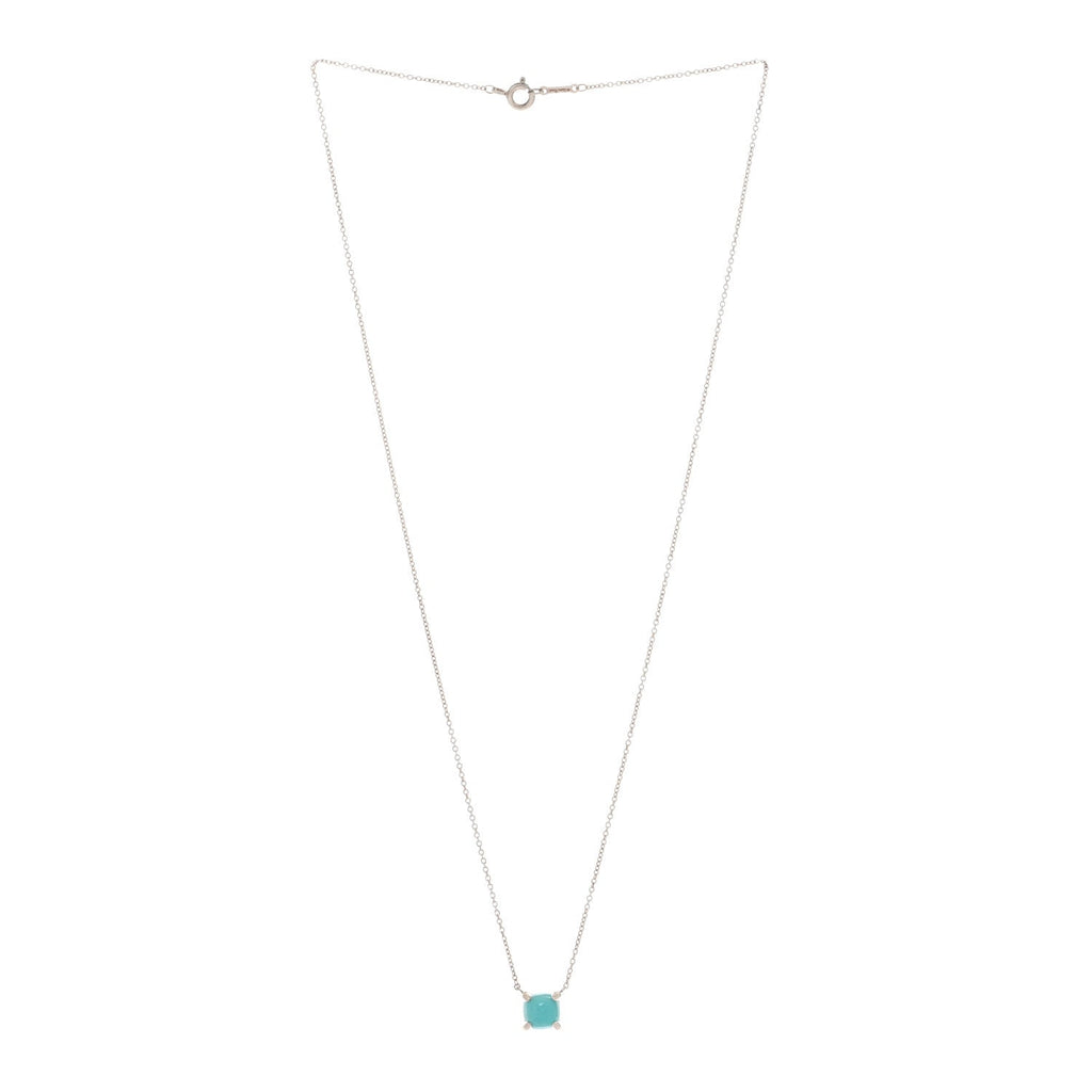 Sterling Silver Amazonite Paloma Picasso Sugar Stacks Necklace