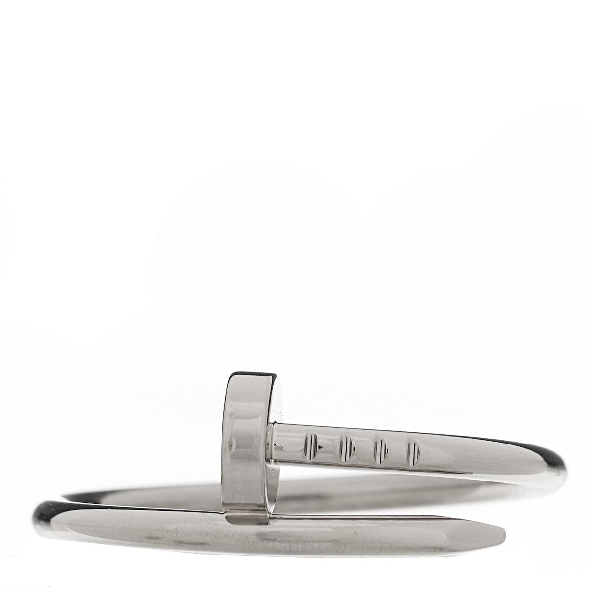 18K White Gold Small Juste Un Clou Ring 59 8.75