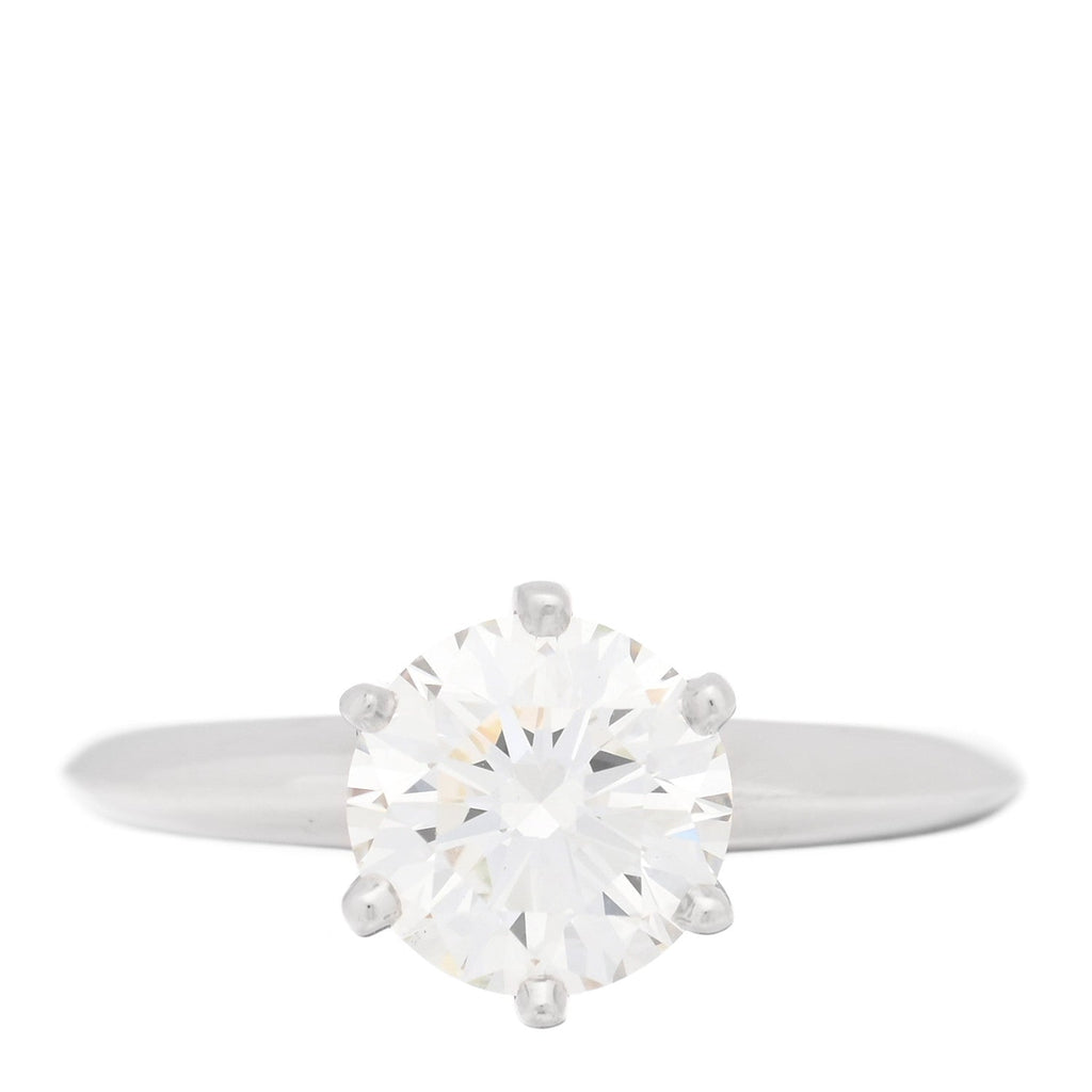 Platinum Diamond 1.85ct Solitaire Engagement Ring 52 6