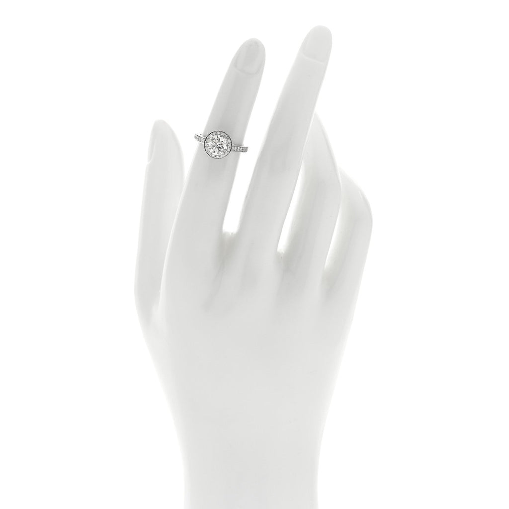 Platinum Diamond 1.06ct Soleste Round Brilliant Engagement Ring 46 3.75
