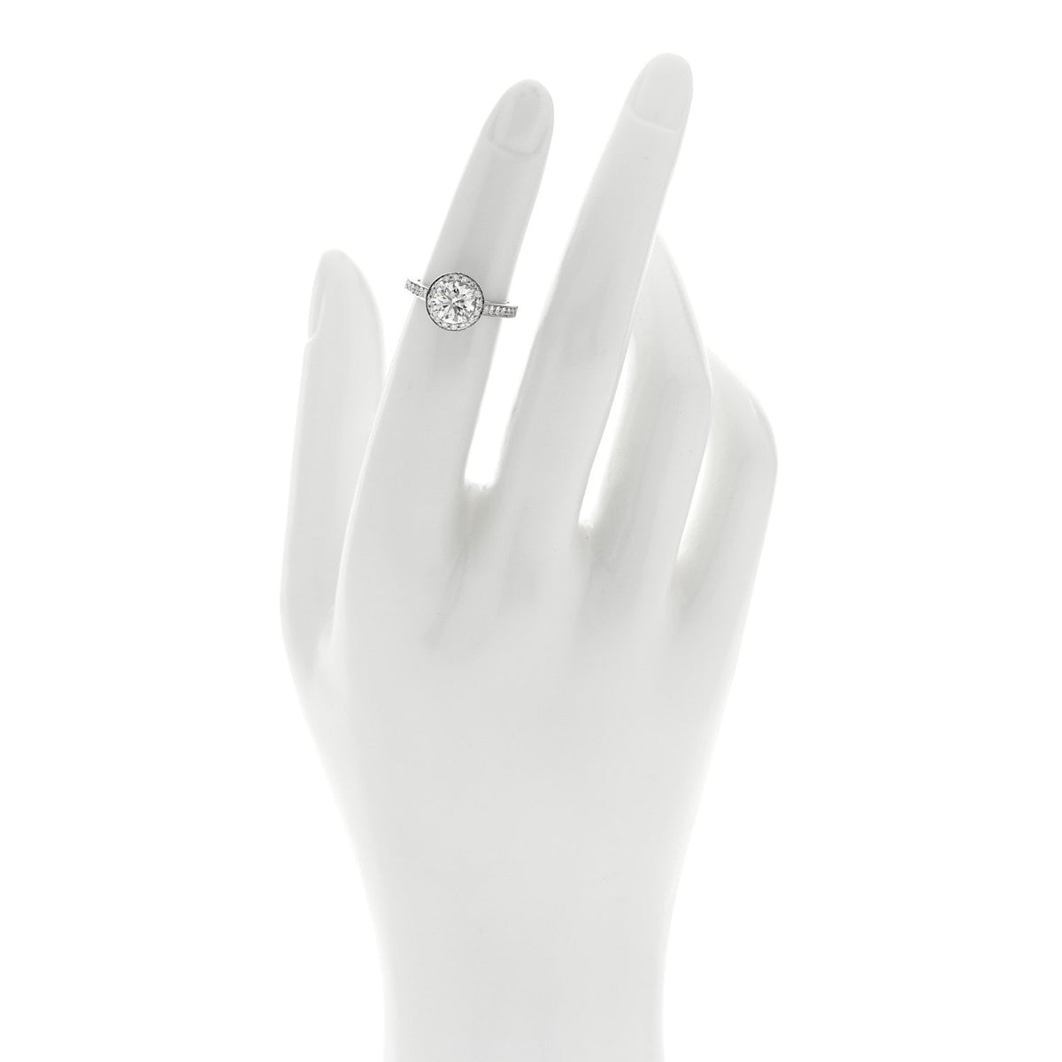 Platinum Diamond 1.06ct Soleste Round Brilliant Engagement Ring 46 3.75