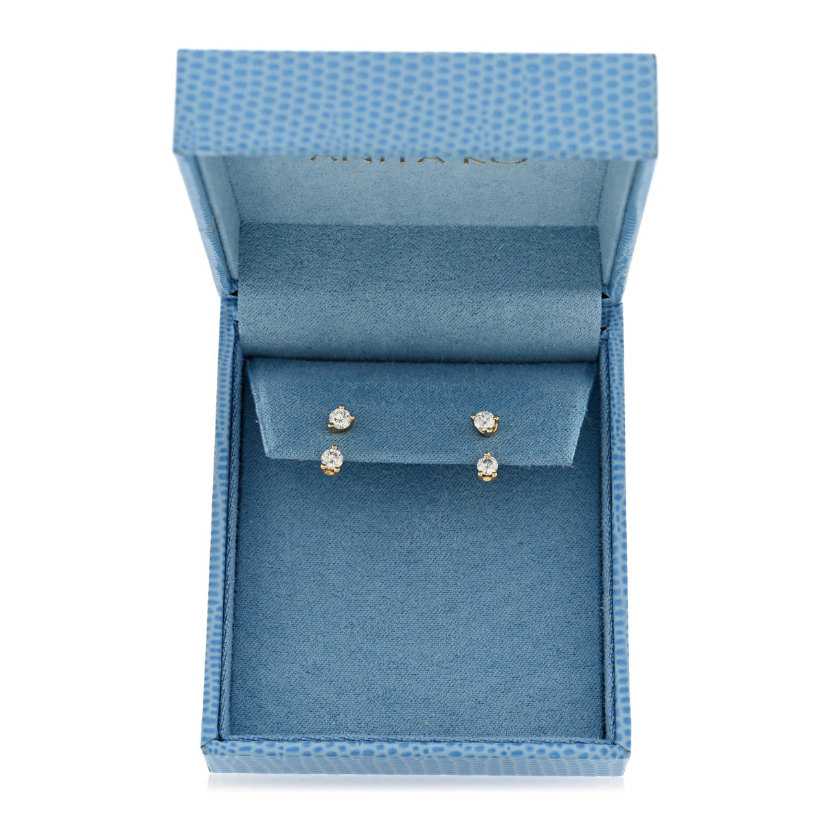 18K Yellow Gold Diamond Orbit Earrings